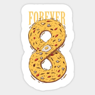 Pizza Forever Sticker